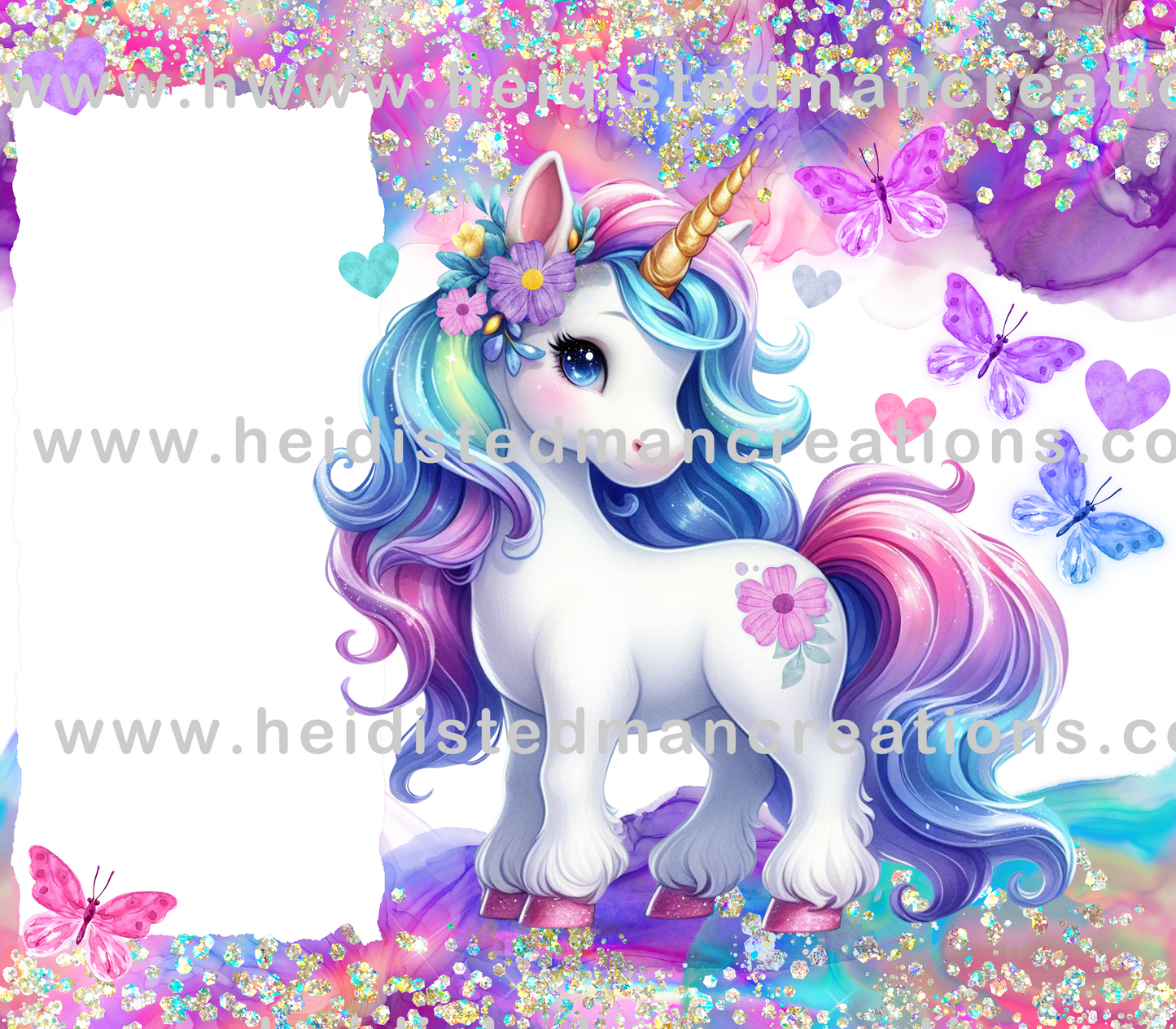 Personalised Kids Unicorn Drink Bottle